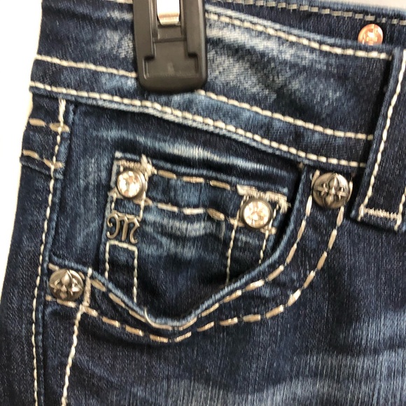 SOLD!!!! Miss Me easy boot cut embellished jeans - Picture 6 of 6